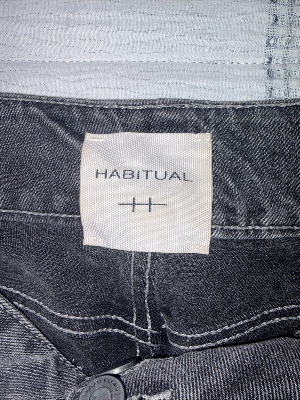 Habitual Charcoal Black Washed Jeans